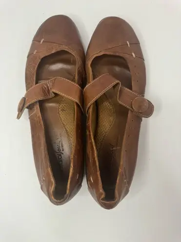 Naturalizer Natural Soul By Brown Leather Mary Jane Shoes Size 9.5M