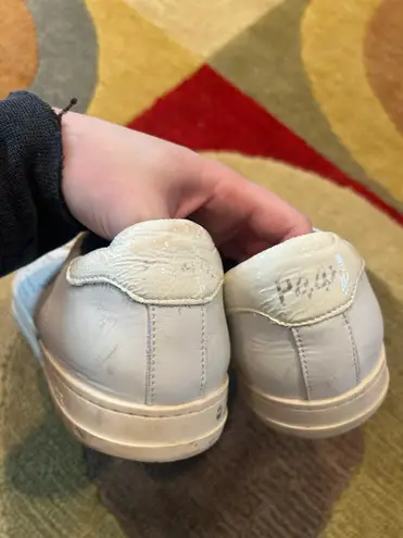 P448 Women’s John Sneakers Shoes White Leather Low Top Size 41 / USA 10 1/2
