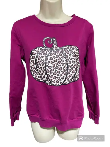 Pat Pat Animal Print Leopard Pumpkin Burgundy Sweatshirt mom/daughter match S Multi