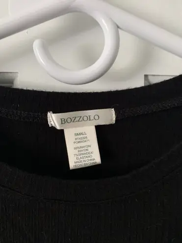 Bozzolo Black crop top