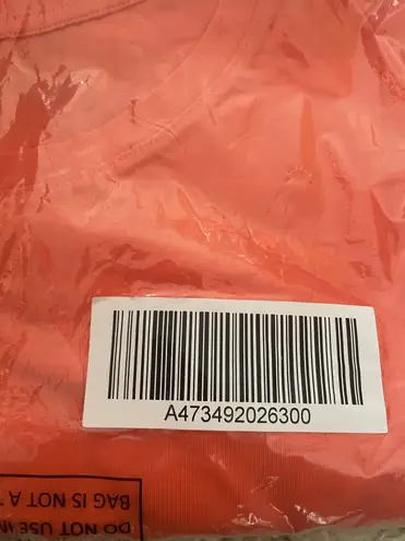 Jason Wu J Short Sleeve Knit Crew Neck Tee A473492 1X NWT Orange