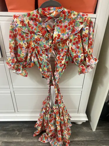 Hello Molly Floral Romper