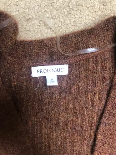 Target Brown Wrap Sweater