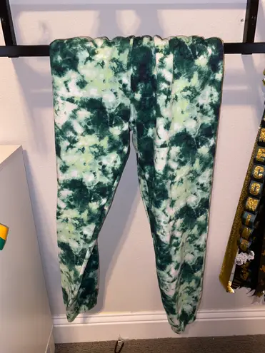 Target Green Tie Dye Sweatpants