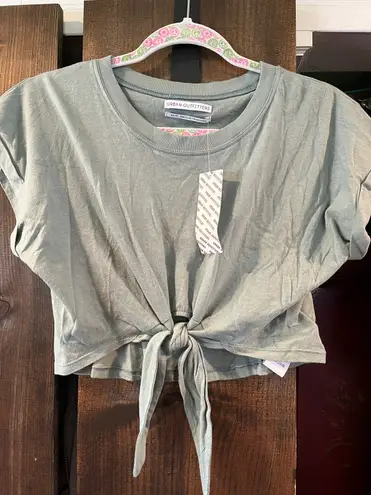 Urban Outfitters Tie Front Top