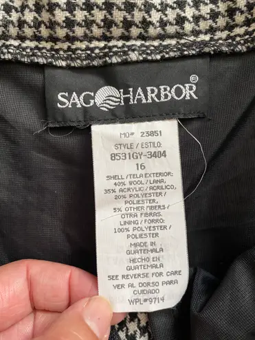 Sag Harbor Women Vintage Checkered Shorts Waist 29”