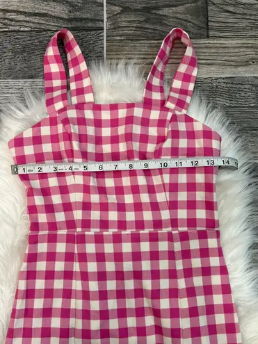 Finders Keepers NWT Pink Gingham Gigi Midi Dress