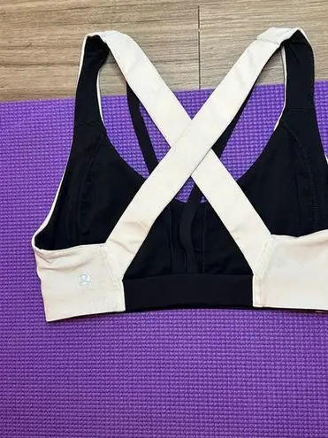 Lululemon Vintage  Sweat Times Bra - Black/White - 6