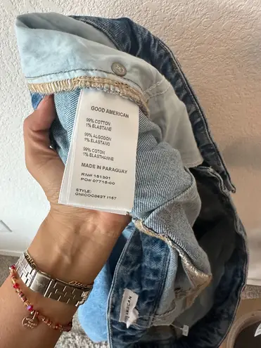 Good American Good Icon Crop With Festival Rips