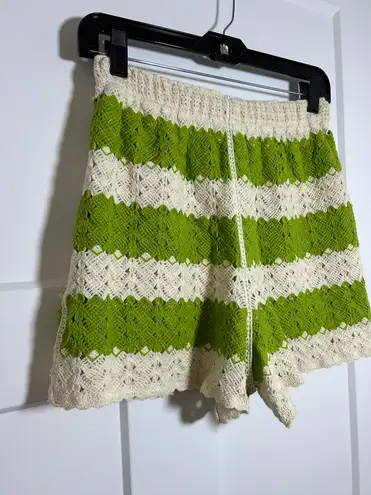 Rebellion Medium boho vacation set - crop top + shorts