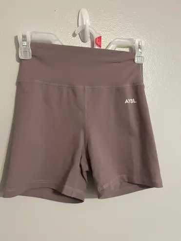 AYBL purple biker shorts