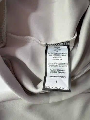 Lazypants. Women Cream Sueded Sweatshirt Activewear Sportswear Lounge Sweater