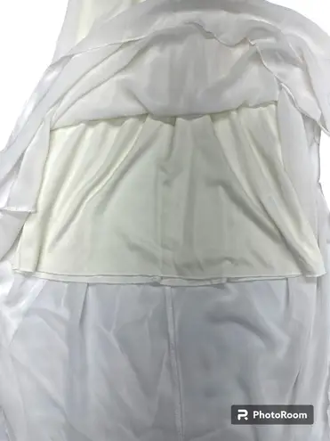 Vanity Strapless Sequined High Low Dress (XS)