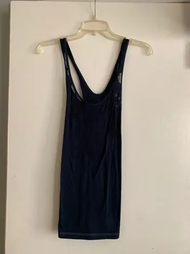 Hollister  navy burnout tank