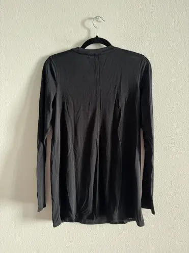 Lululemon Uncovered Tall Long Sleeve *Tie Black