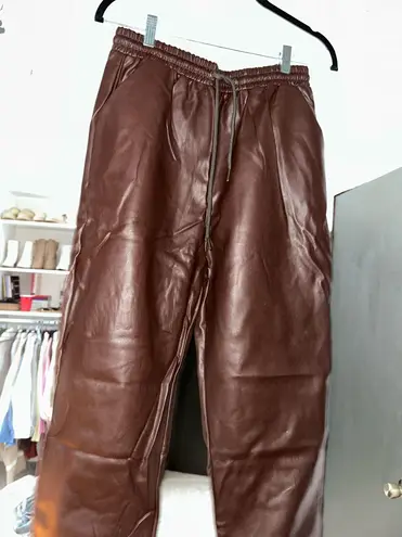 Chocolate Brown Leather pants