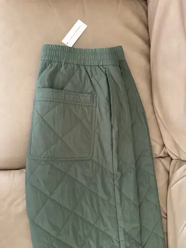 Loeffler Randall AIDEN QUILTED PANT Sage. SIZE 10. MSRP $280