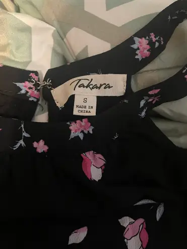 Takara NWOT Small Pink Rose Blouse *make Offers *