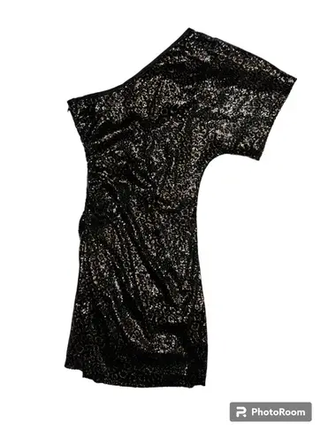 City Triangles Sequined Animal Print Mini Dress (3)