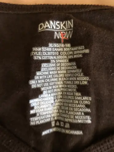 Danskin Now Athletic V Neck T- Shirt