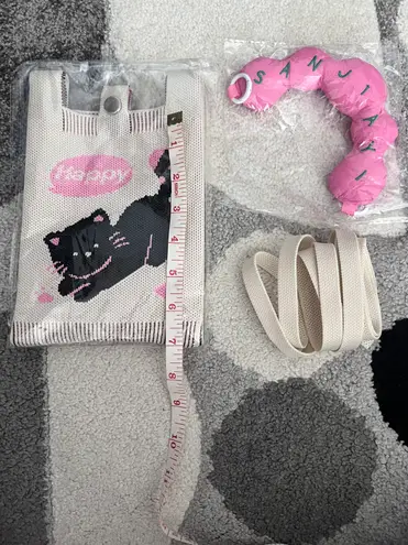 Cute Smartphone bag /Knit Mini bag /Crossbody bag