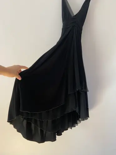 Bebe Black 90s Midi Dress