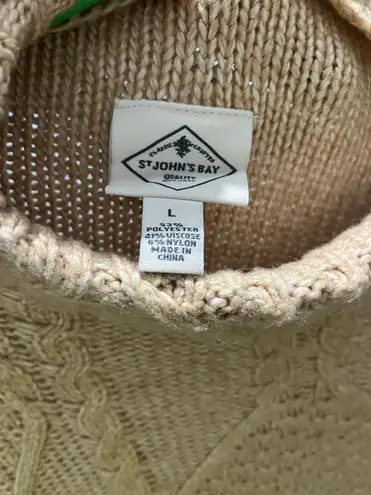 st. john's bay NWT  Women's Cable Knit Sweater