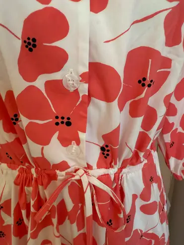 Studio 1 Womens Short Sleeve Floral Midi Fit + Flare Dress Sz 10 Brand New Multi