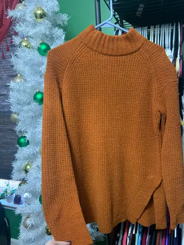 A New Day Burnt Orange Soft Sweater 