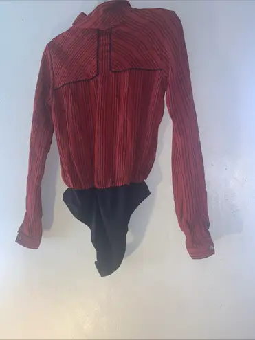 House of Harlow 1960 Striped Bodysuit