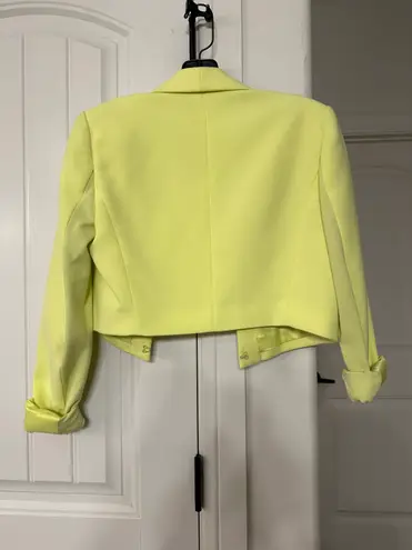 BCBGMAXAZRIA Yellow Blazer