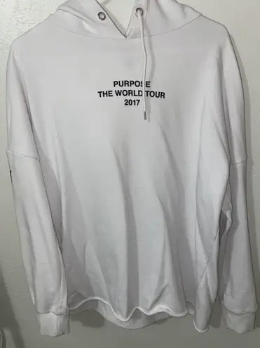 Purpose tour hoodie white new arrivals