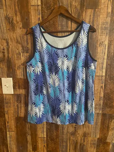 Lands'End  women's tank top size 3x blue