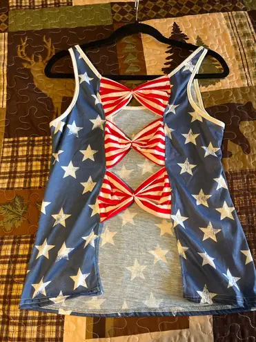 Patriotic Tank Top Blue