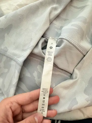 Lululemon White Camo Leggings