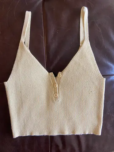 PacSun Yellow Sweater Tank