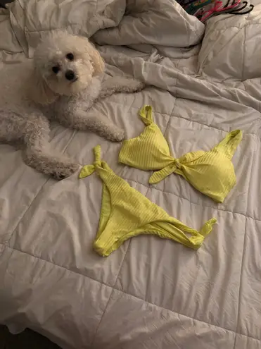 Gorgeous Yellow Scrunch Butt Bikini