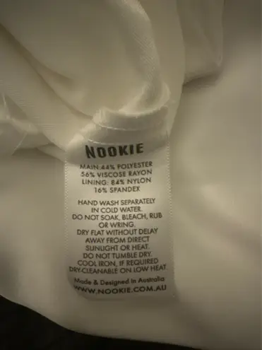 Nookie Emelie Strapless Gown White