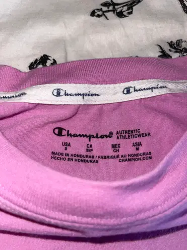 Champion Cropped Tee Shirt