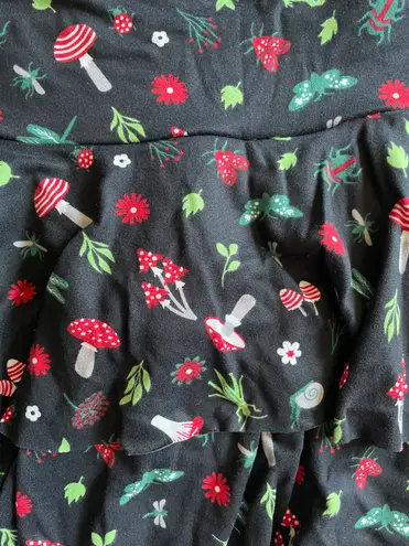 Her Universe Mushrooms & Bugs Tiered Skirt