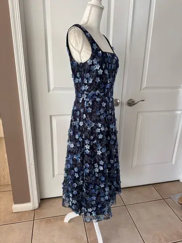 XScape Women's Printed Square-neck Sleeveless Dress. Size 6. MSRP $249