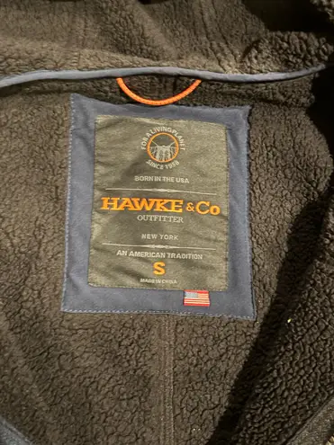 Hawke & Co. Superdry Men's Hooded Soft Shell Trekker Jacket, Eclipse Navy