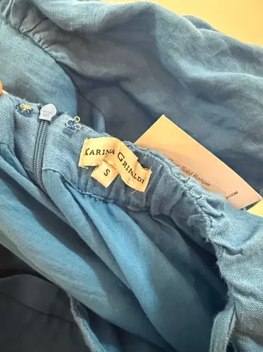 Karina Grimaldi NWT Fluer Solid Romper