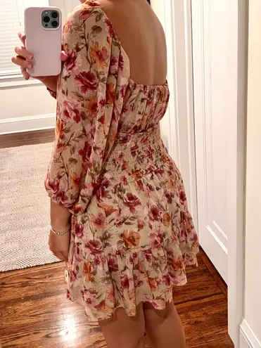 Soho Sunday  Floral Long Sleeve Dress