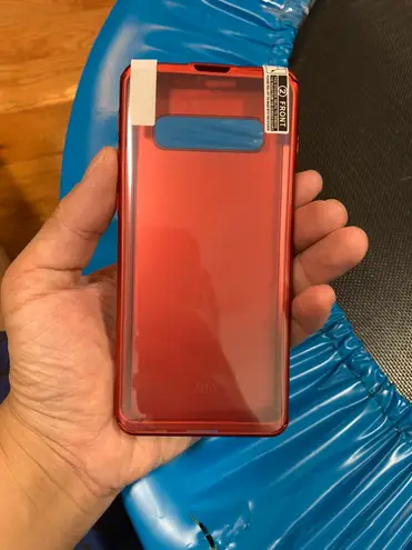 Galaxy S10 Plus 360 Full Coverage Shockproof Case Red