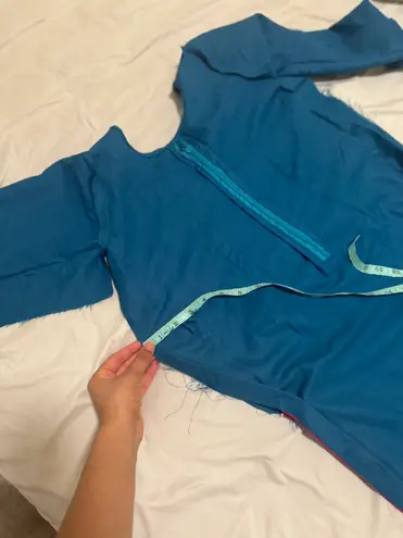 Blue Kameez with Plazzo Pajami