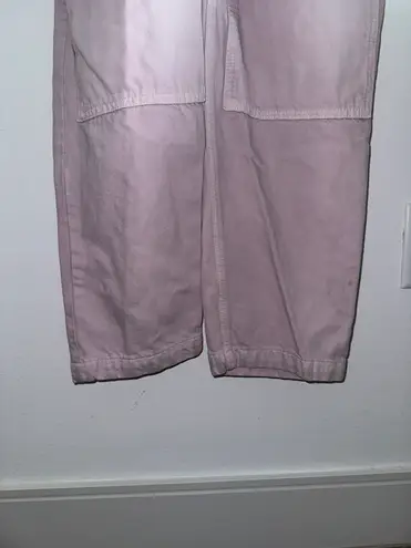 Etica NEW Erica Sabina Carpenter Jumpsuit M Orchid Ice