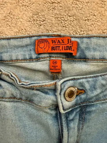 Wax Jean Light Blue Straight Leg Jeans Size 14