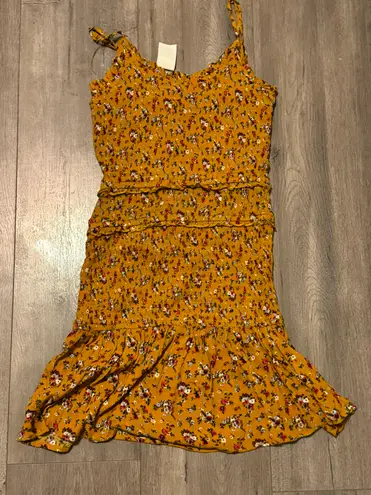 Aeropostale mustard yellow dress