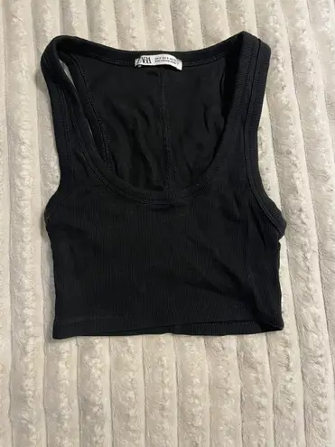 ZARA Ribbed Crop Top